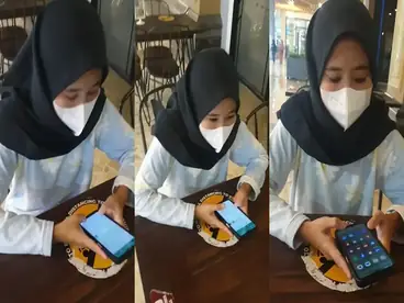 nge BO cewek hijap kasih uang langsung ngewe poster